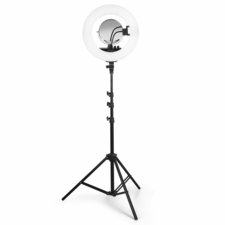 Ring Light Photo LED Lighting with Adjustable Tripod and Remote Control JB-3008-Black